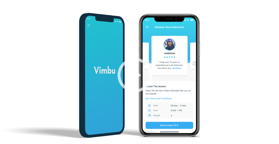 Vimbu Instructors App Mockup